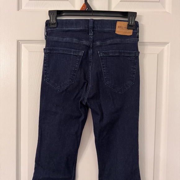 Hollister Curvy High Rise Flare Women’s Jeans Size 2R Dark Wash Advanced Stretch - Picture 6 of 12